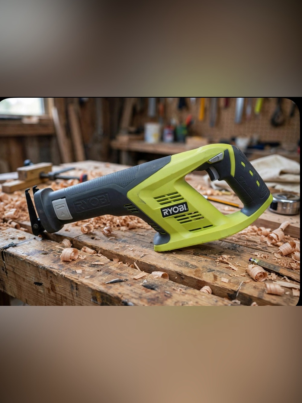 RYOBI 18V Cordless Reciprocating Saw P515 Tool Only